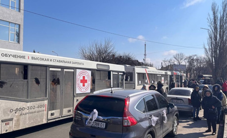Із Запоріжжя до Бердянська прямують автобуси для евакуації маріупольців