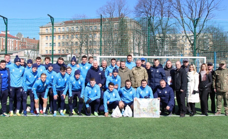 ФК “Динамо Київ” на час війни переїхав до Дрогобича. ФОТО