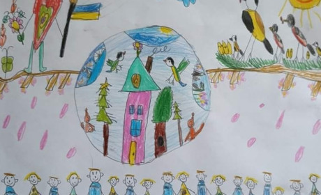 Малюнки дітей зі Скадовська увійдуть до найбільшого у світі маніфест-колажу “Mom, i see war”