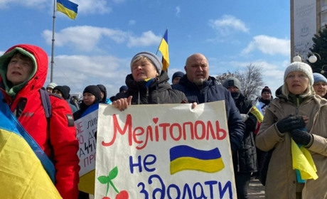 Росіянам не вдалося провести мітинг в Мелітополі