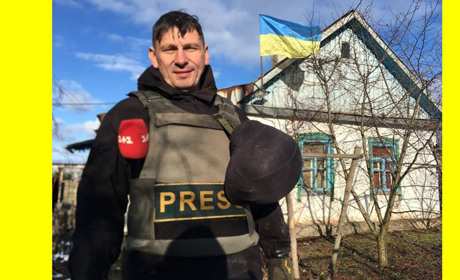 Український журналіст Андрій Цаплієнко отримав поранення під Черніговом