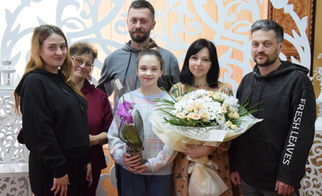 У Чорткові перша пара вимушених переселенців поєднала свої долі