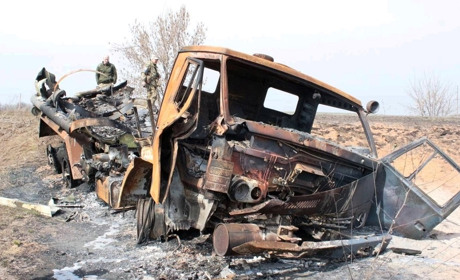 В Пологівському районі тричі знищували російську піхоту з бронетехнікою
