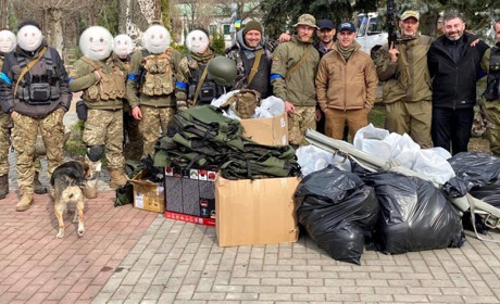 Волноваські тероборонці отримали 100 касок та 45 бронежилетів