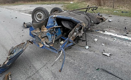 На Чернігівщині підірвався легковий цивільний автомобіль.