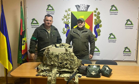 Торецьке Добровольче формування отримало турнікети та аптечки