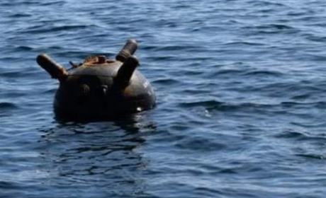 На пляжі Южного знешкодили протикорабельну міну (ФОТО)