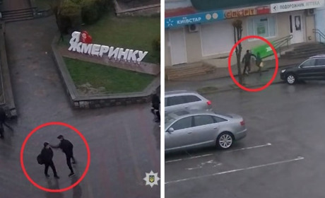 Кидався на перехожих в центрі Жмеринки з кулаками: поліцейські ідентифікували особу завдяки камерам