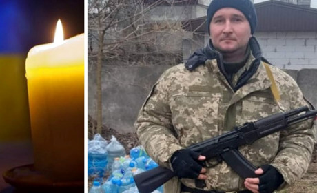 "Мамо, йду нищити ворога"... У селі Лозове прощалися із добровольцем Редько Сергієм