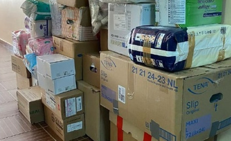 Лозівська громада отримала ліки та засоби гігієни