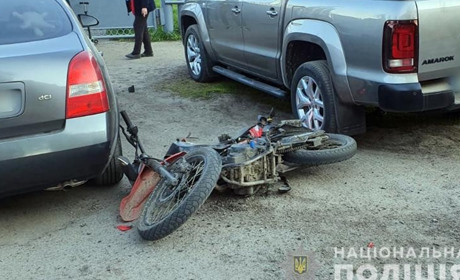 Автотроща в Гадячі: неповнолітній мотоцикліст отримав тяжкі травми