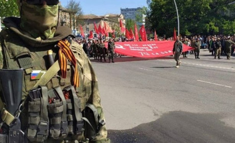 На 9 травня в Мелітополь завезли три тисячі людей з району, Криму та Луганська