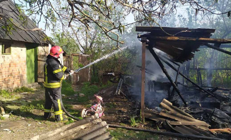 В Кагарлику на Кандибах сталася пожежа