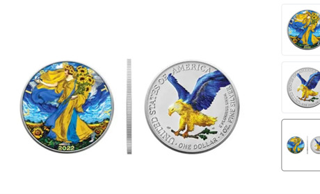 У США випустили монети з українською символікою — Суверенітет України