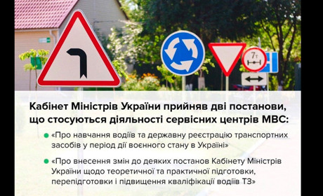 МВС спростило процедуру отримання посвідчення водія, що особливо важливо в умовах воєнного стану