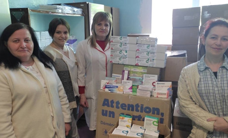 Центральна міська лікарня Торецька отримали гумдопомогу із ліками та продуктами