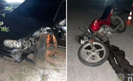 У Сарненському районі зіткнулися легковик і мотоцикл: один із водіїв був нетверезий