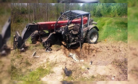 На Чернігівщині тракторист підірвався на боєприпасі та залишився без ноги