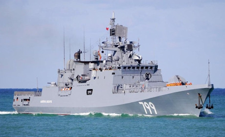 До кораблів рф, які погрожують Одещині ракетами, йде новітній російський корабель "Адмірал Макаров"