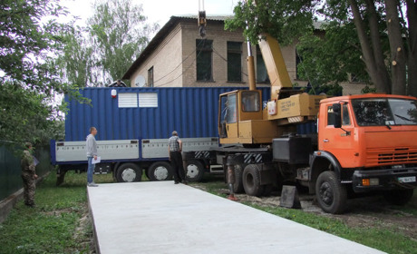 Кагарлицька лікарня отримала нову кисневу станцію, яка виробляє 30 кубічних метрів кисню за годину