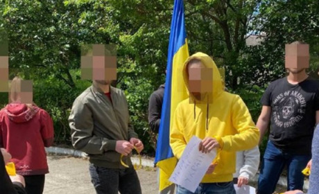 У Мелітополі пройшов проукраїнський мітинг «Жовтої стрічки»