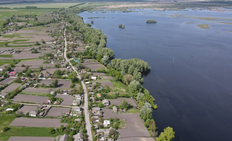 Неймовірна краса деснянського розливу. Відео з висоти