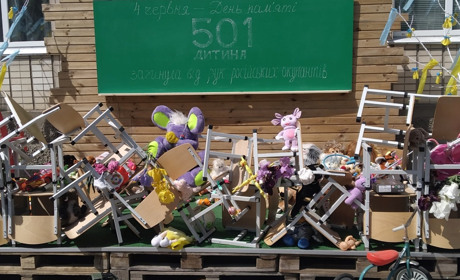 У Старокостянтинові вшанували пам'ять загиблих під час війни маленьких українців