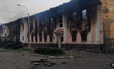 Росіяни знищили гумштаб у Лисичанську та обстріляли «Азот» у Сєвєродонецьку