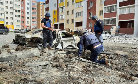 Ракета влучила у подвір'я школи в Харкові, у регіоні 2 загиблих: ситуація на Харківщині 27 червня