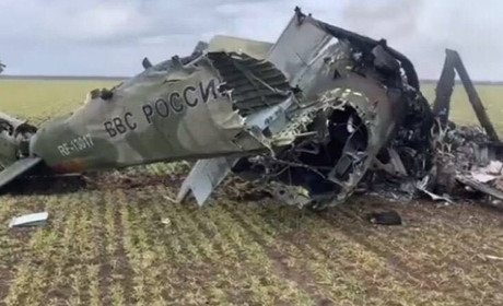 Поблизу Якимівки впав та згорів російський гелікоптер