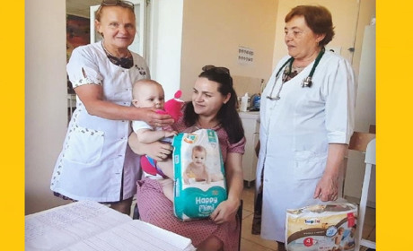 Нижньосірогозький ЦПМСД отримав гуманітарну допомогу для малечі від фонду “Підтримки Мелітополя”