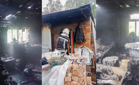 Пожежа у Ржищеві: горіли сарай і гараж