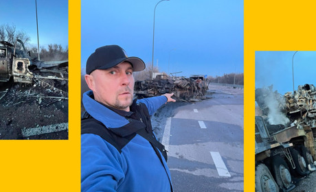 Розминулися із обстрілом: гадячанин Дмитро Головін вивозив земляків із охопленого хаосом Києва