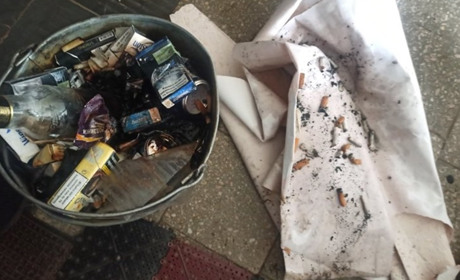 Недопалок ледь не спричинив загоряння п’ятиповерхівки в Корюківці. Сусіди вчасно помітили дим