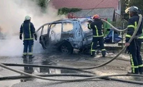 Партизани не сплять. В окупованому Старобільську вибухнуло авто з колаборантом