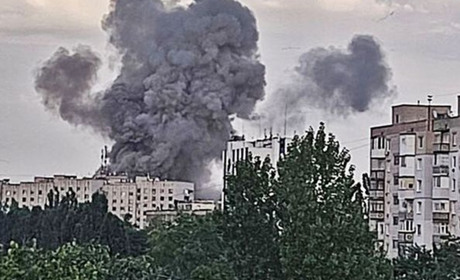 У Новій Каховці потужні вибухи