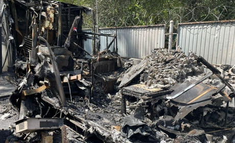 Одесит спалив волонтерський трейлер з медикаментами та допомогою для переселенців