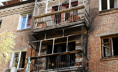 Російські окупанти обстріляли головний проспект Нікополя