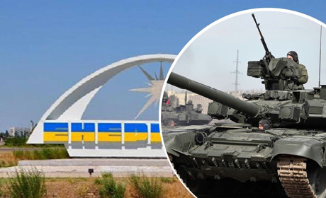 Російські загарбники вивозять свою техніку з Енергодара