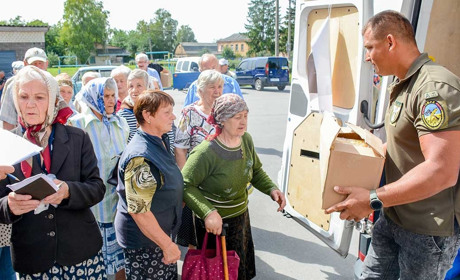 Міжнародний благодійний фонд "Варнава" доставив на Кагарличчину гуманітарну допомогу від ООН