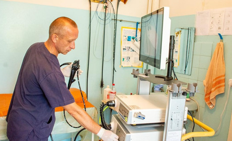 В Кагарлицьку лікарню придбали нове обладнання: тут встановили сучасний відеофіброгастроскоп