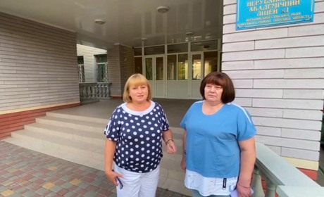 У Нерубайській школі показали, чи є у них "націоналістичний батальйон" та військова техніка. ВІДЕО