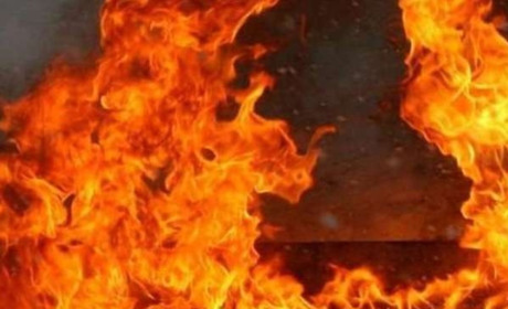 Внаслідок пожежі в Южноукраїнську пошкоджено автомобіль