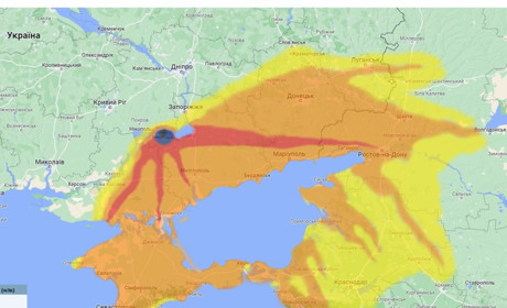 В разі аварії на ЗАЕС радіація накриє Бердянськ, південь України та частину росії, - Енергоатом