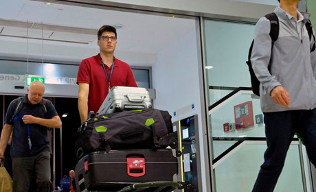 В МАГАТЕ опублікували фото з підготовки виїзду місії на ЗАЕС із штаб-квартири Агентства у Відні