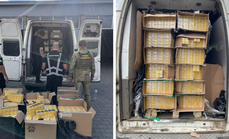 На Одещині виявили контрабандних цигарок з Білорусі на пів мільйона гривень