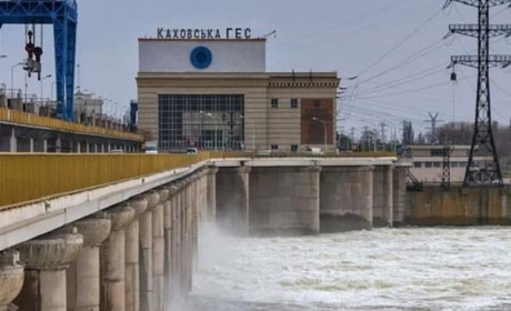 На Каховській ГЕС працюють чотири агрегати з шести - Укргідроенерго