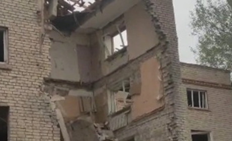 У Новій Каховці збито ракету в центрі міста над житловим будинком