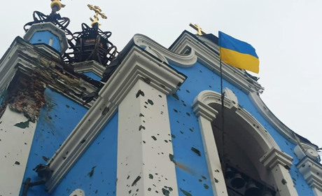 Над селом на Донеччині підняли український прапор. Окупацію там пережили тільки двоє місцевих