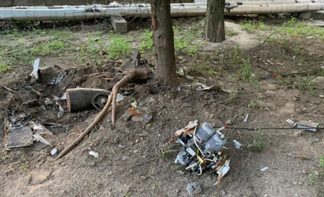 Росія вдарила по Нікополю іранським дроном-камікадзе «Шахід»-136